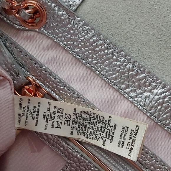 Ted Baker Parson Silver Chain Bag - Picture 5 of 5